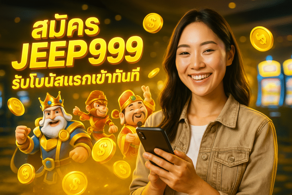 สมัคร JEEP999 รับโบนัสแรกเข้าทันที