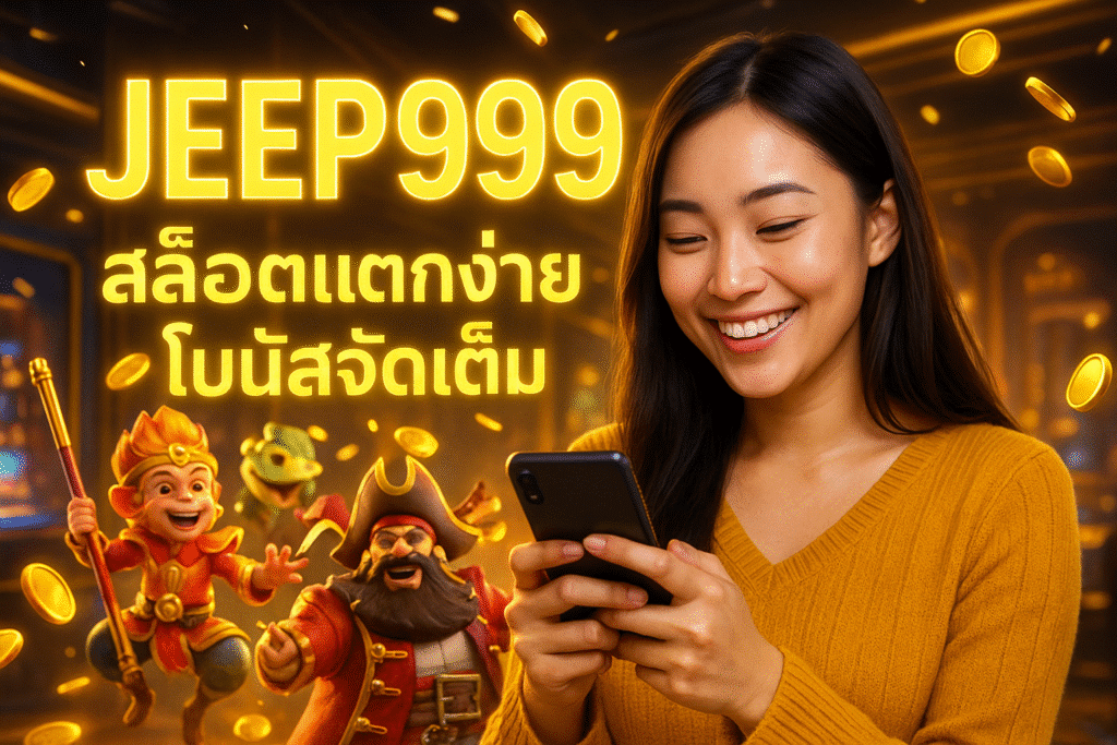 JEEP999 สล็อตแตกง่าย โบนัสจัดเต็ม