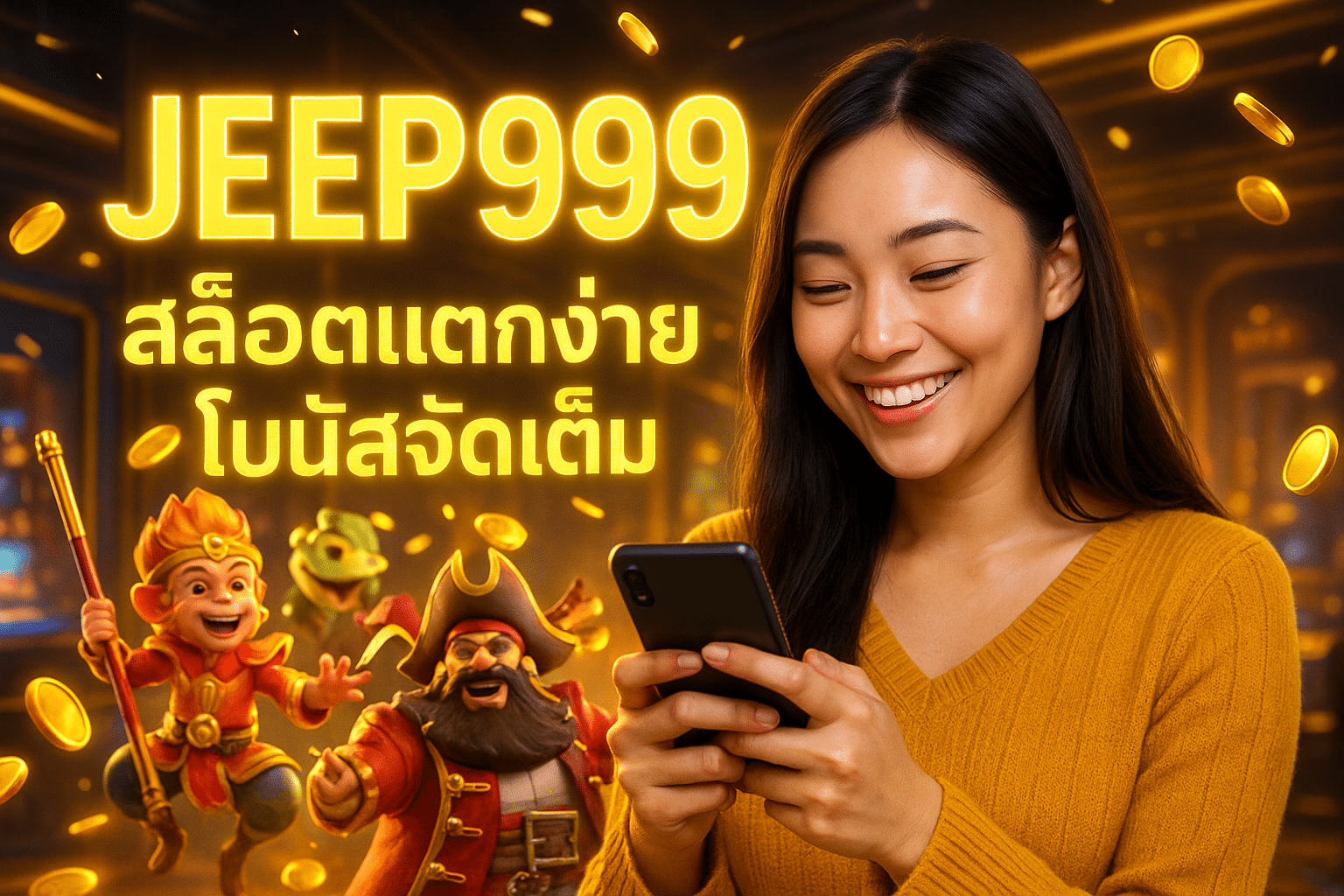 JEEP999 สล็อตแตกง่าย โบนัสจัดเต็ม