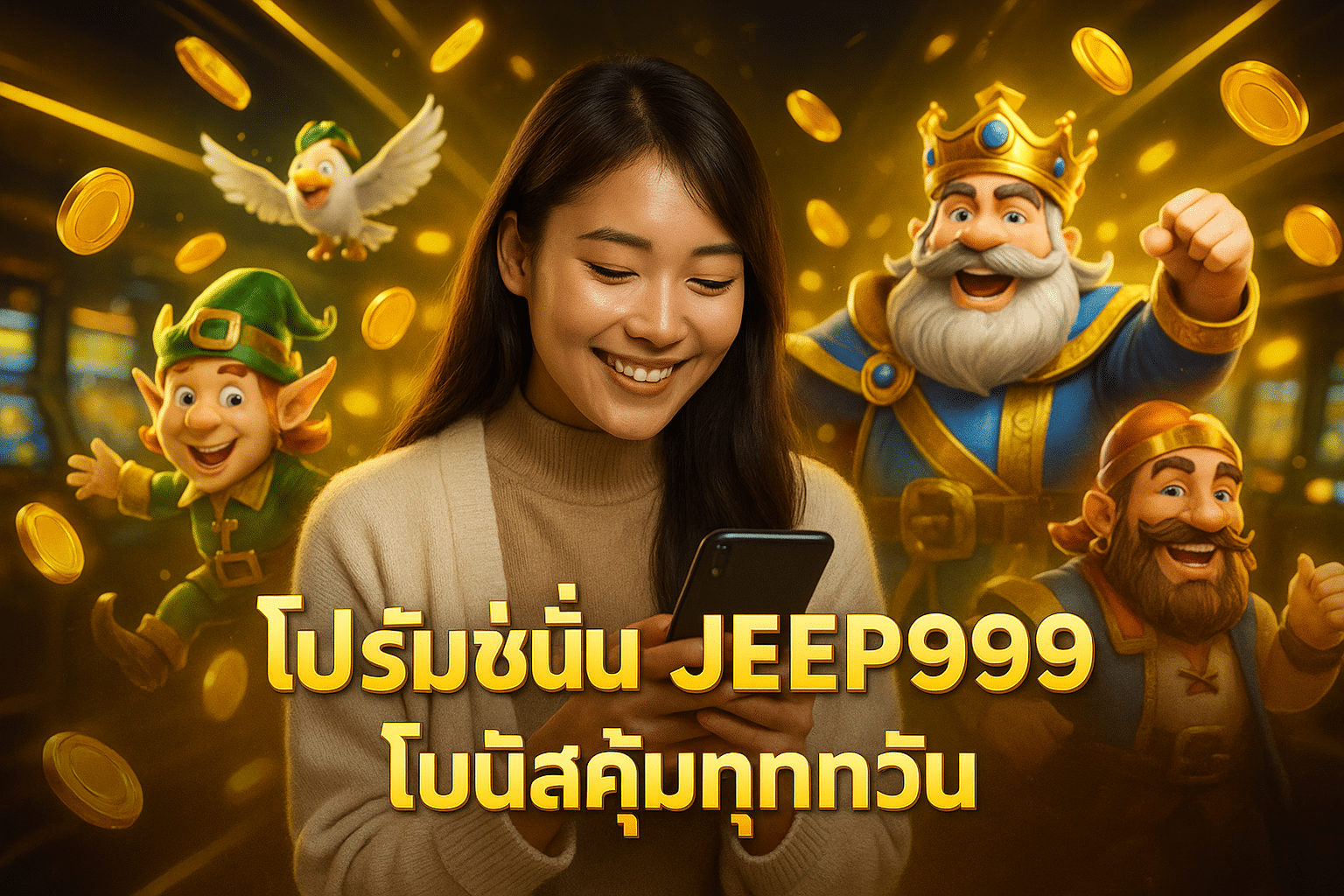 โปรโมชั่น JEEP999 โบนัสคุ้มทุกวัน