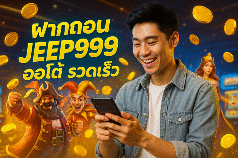 ฝากถอน JEEP999 ออโต้ รวดเร็ว